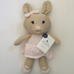 NEW Bonnie Bunny Knit Stuffed Animal Baby Gift | Living Textiles